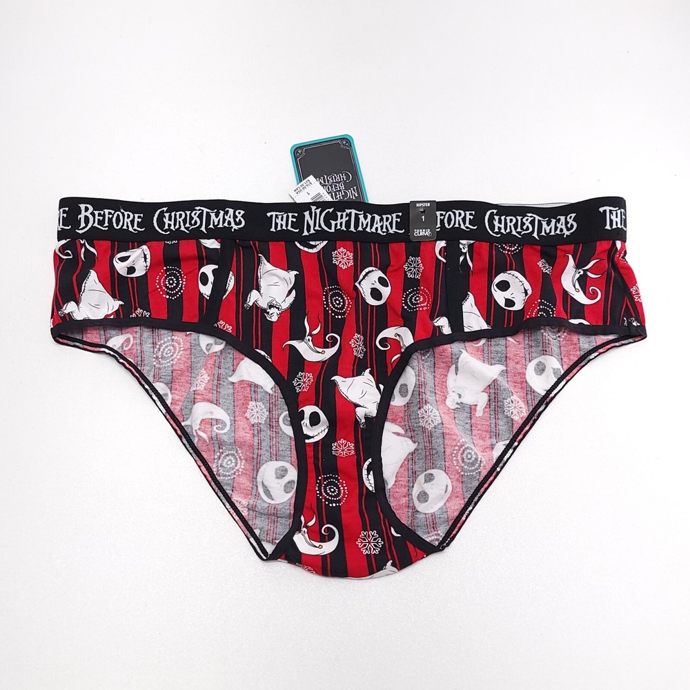 Disney Nightmare Before‎ Christmas Underwear Oogie Boogie Jack & Zero Size 1